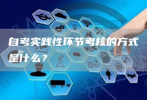 自考实践性环节考核的方式是什么？(图1)