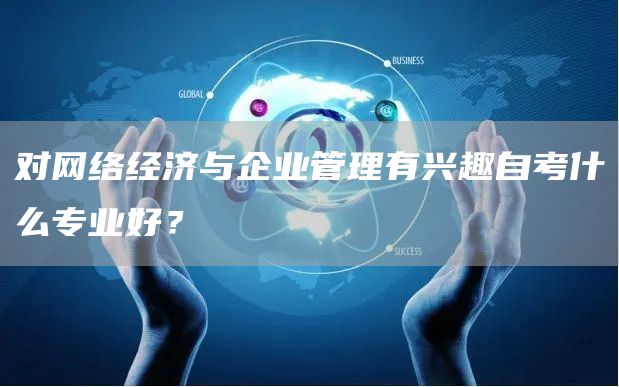 对网络经济与企业管理有兴趣自考什么专业好？(图1)