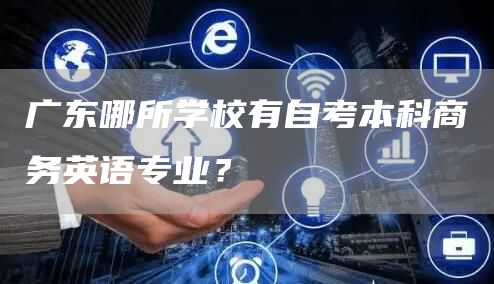 广东哪所学校有自考本科商务英语专业？