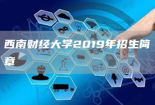 西南财经大学2019年招生简章(图1)