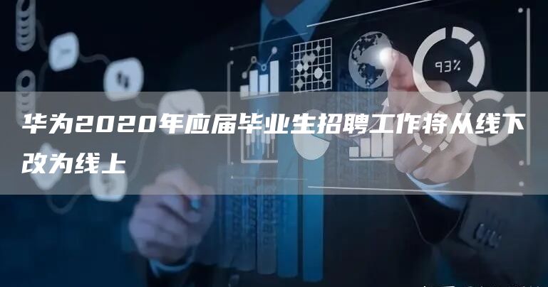 华为2020年应届毕业生招聘工作将从线下改为线上(图1)