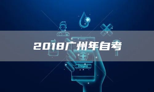 2018广州年自考