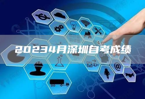 20234月深圳自考成绩